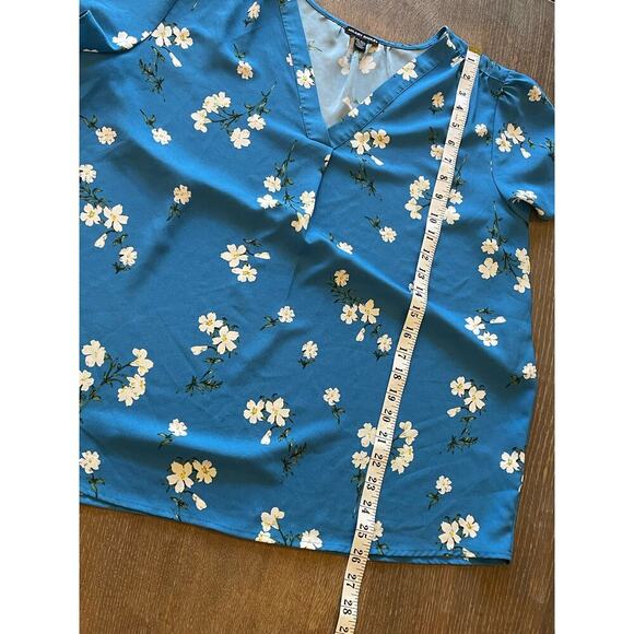 HILARY RADLEY Blue floral Top size XXL 2XL - Picture 8 of 8